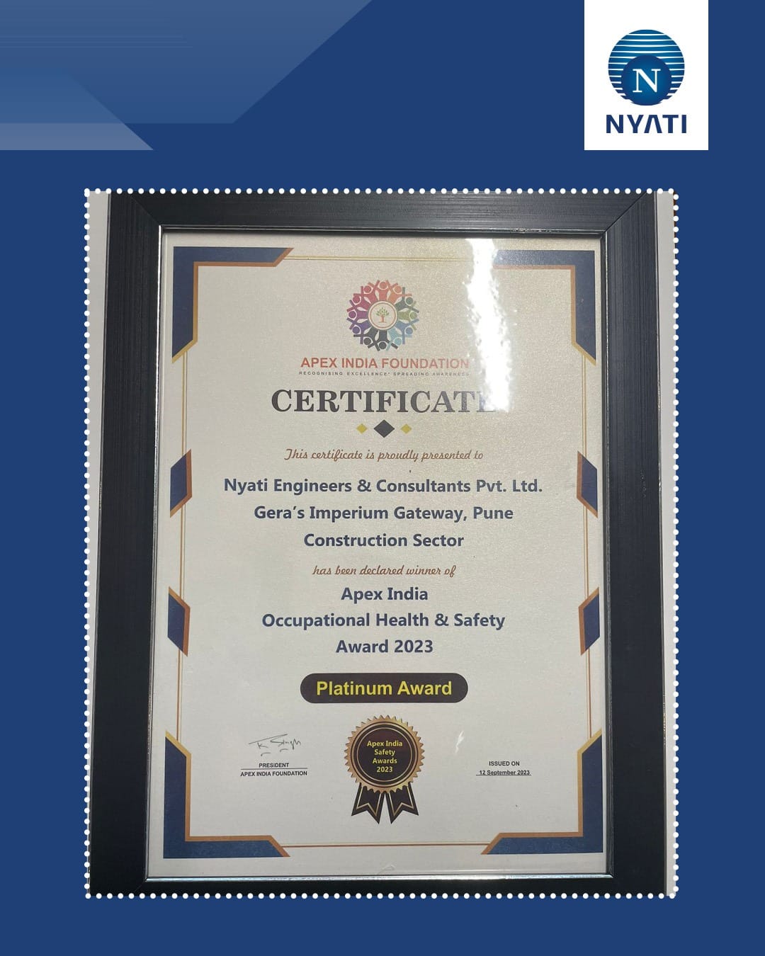 Occupational Health And Safety Award 2